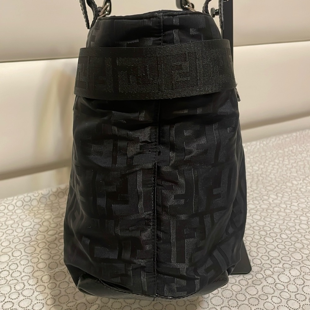 Fendi Black Zucca Tote Bag - Picture 13 of 16